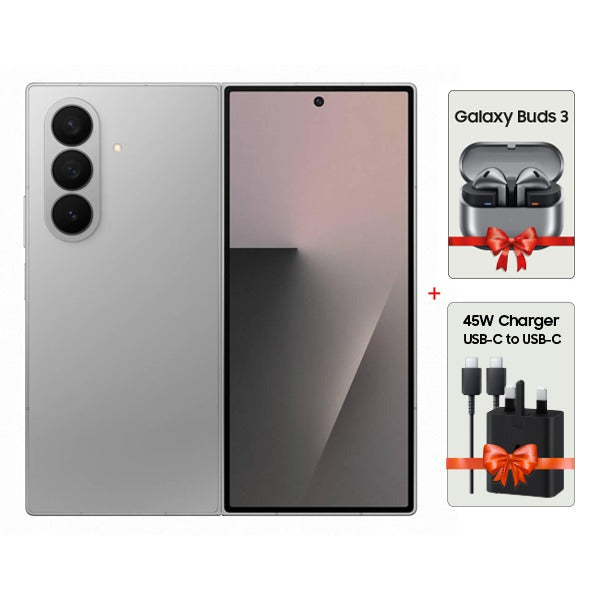 Samsung Galaxy Z Fold7 12GB RAM - 256GB + Gifts | Silver Shadow Samsung Galaxy Z Fold7 12GB RAM - 256GB + Gifts | Silver Shadow